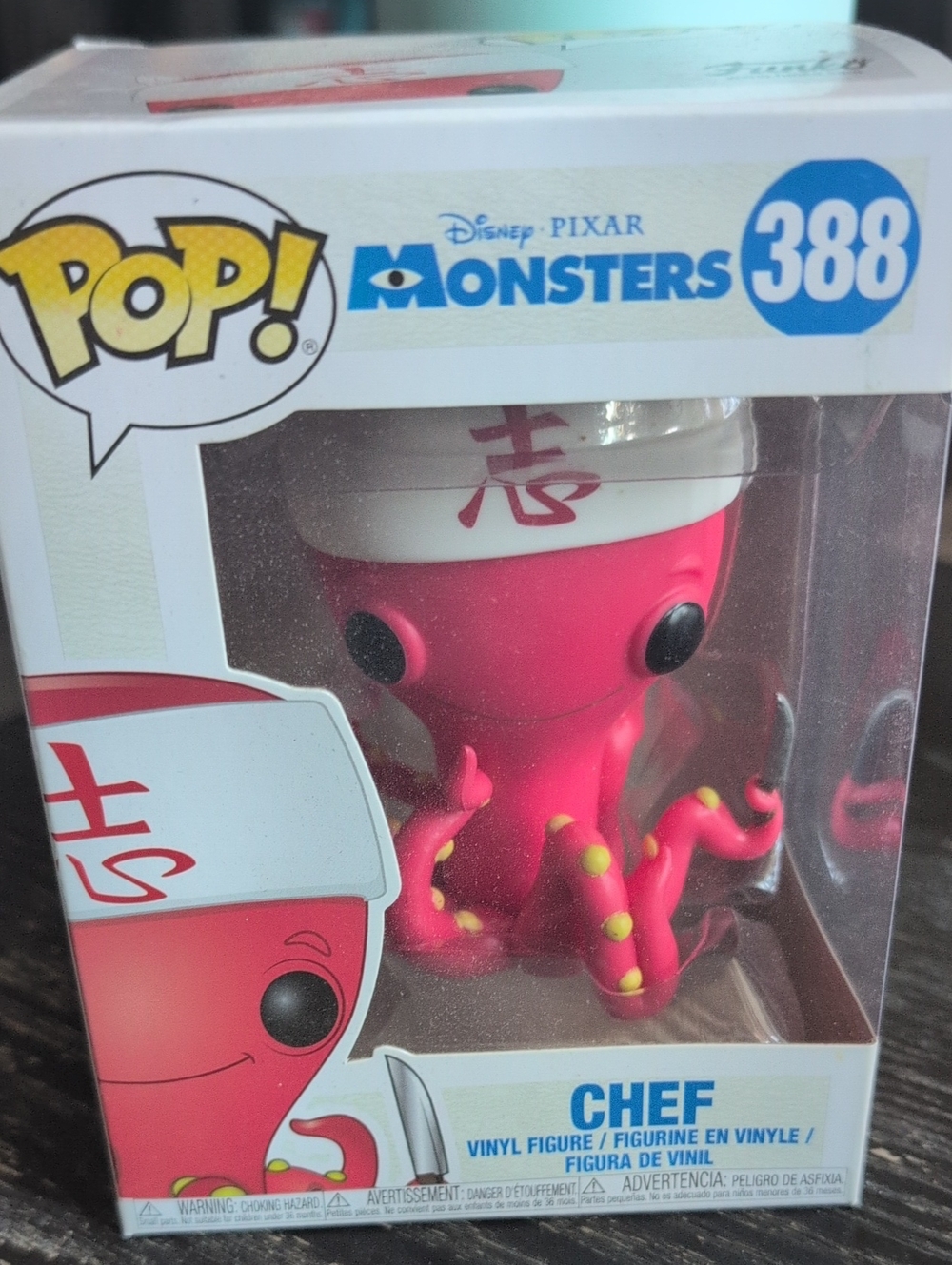 Funko Pop! Disney Pixar Monsters 388 Chef - Pink with Yellow Accents